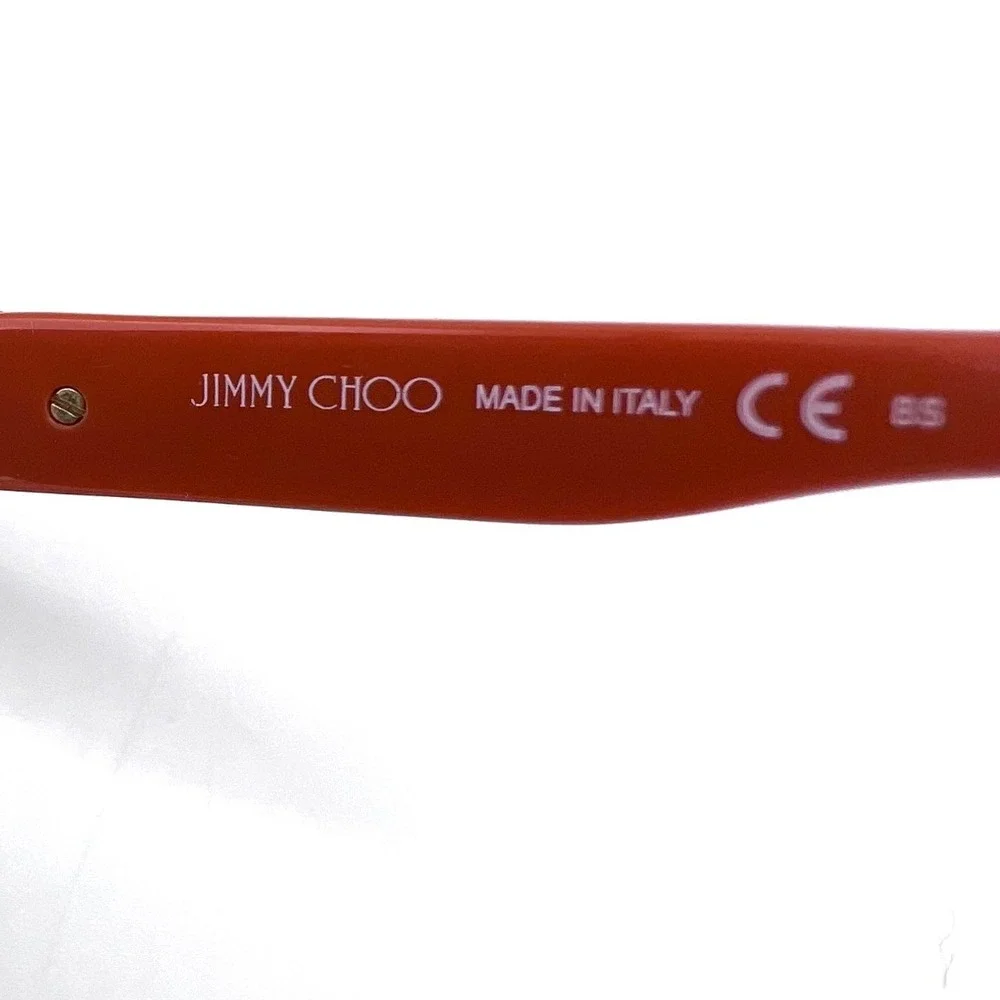 Jimmy Choo JC110 53-15-135 Burgundy Peach Ombre Crystal Eyeglasses Frames Only